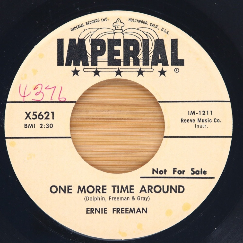 ERNIE FREEMAN - ONE MORE TIME AROUND / LOST DREAMS - SOUL FUNK 45 PROMO